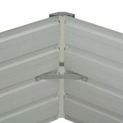 VidaXL Jardinière surélevée Anthracite 129x129x45 cm Acier galvanisé 10 VidaXL Jardinière surélevée Anthracite 129x129x45 cm Acier galvanisé -Pots & cache-pots Soldes 2022 image 5 45723