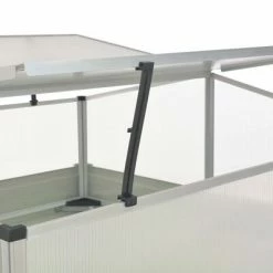 VidaXL Serre Anthracite 100x100x77 cm Acier galvanisé -Pots & cache-pots Soldes 2022 image 5 45724