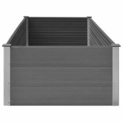 VidaXL Lit surélevé de jardin Gris 200x100x54 cm WPC -Pots & cache-pots Soldes 2022 image 5 45756