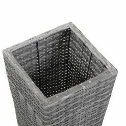 VidaXL Lit surélevé de jardin 30x30x80 cm Résine Tressée Gris 10 VidaXL Lit surélevé de jardin 30x30x80 cm Résine Tressée Gris -Pots & cache-pots Soldes 2022 image 5 46928