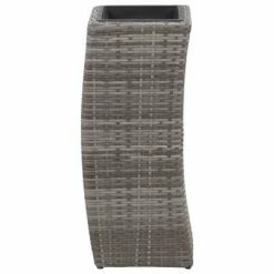 VidaXL Lits surélevés de jardin 3 pcs Résine tressée Gris -Pots & cache-pots Soldes 2022 image 5 46940