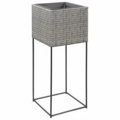 VidaXL Lits surélevés de jardin 3 pcs Résine tressée Gris 10 VidaXL Lits surélevés de jardin 3 pcs Résine tressée Gris -Pots & cache-pots Soldes 2022 image 5 46943