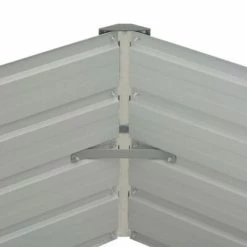 VidaXL Jardinière 129 x 129 x 46 cm cm Acier galvanisé Vert -Pots & cache-pots Soldes 2022 image 5 47015