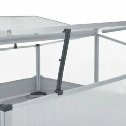 VidaXL Serre Vert 100x100x77 cm Acier galvanisé -Pots & cache-pots Soldes 2022 image 5 47020