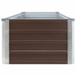 VidaXL Lit surélevé de jardin Acier galvanisé 320x40x45 cm Marron 10 VidaXL Lit surélevé de jardin Acier galvanisé 320x40x45 cm Marron -Pots & cache-pots Soldes 2022 image 5 47054