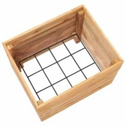 VidaXL Lit surélevé 50x40x38 cm Bois de teck recyclé et acier -Pots & cache-pots Soldes 2022 image 5 47421