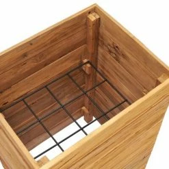 VidaXL Lit surélevé 50x40x72 cm Bois de teck recyclé et acier -Pots & cache-pots Soldes 2022 image 5 47427