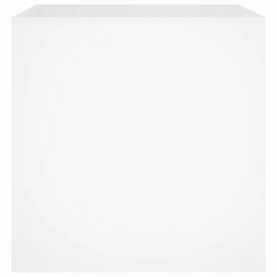 VidaXL Jardinière Blanc 40x40x40 cm Bois d'Ingénierie 5 VidaXL Jardinière Blanc 40x40x40 cm Bois d'Ingénierie – Image 5