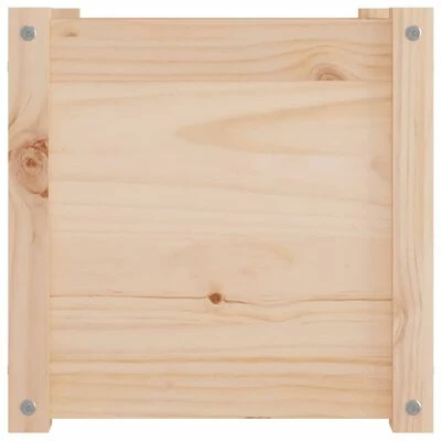 VidaXL Jardinière 40x40x40 cm Bois de pin massif 5 VidaXL Jardinière 40x40x40 cm Bois de pin massif – Image 5