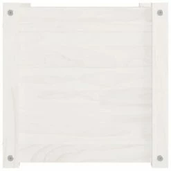 VidaXL Jardinière Blanc 40x40x40 cm Bois de pin massif -Pots & cache-pots Soldes 2022 image 5 810536