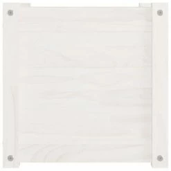 VidaXL Jardinières d'extérieur 2 pcs Blanc 40x40x40 cm Bois de pin 10 VidaXL Jardinières d'extérieur 2 pcs Blanc 40x40x40 cm Bois de pin -Pots & cache-pots Soldes 2022 image 5 810537