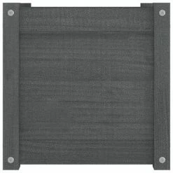 VidaXL Jardinière Gris 40x40x40 cm Bois de pin massif 10 VidaXL Jardinière Gris 40x40x40 cm Bois de pin massif -Pots & cache-pots Soldes 2022 image 5 810538
