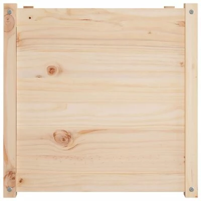 VidaXL Jardinières d'extérieur 2 pcs 60x60x60 cm Bois de pin massif 5 VidaXL Jardinières d'extérieur 2 pcs 60x60x60 cm Bois de pin massif – Image 5