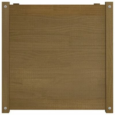 VidaXL Jardinière d'extérieur Marron miel 60x60x60 cm Bois de pin 5 VidaXL Jardinière d'extérieur Marron miel 60x60x60 cm Bois de pin – Image 5
