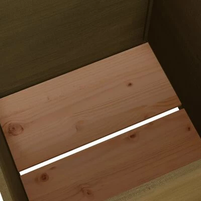 VidaXL Jardinière d'extérieur Marron miel 70x70x70 cm Pin massif 5 VidaXL Jardinière d'extérieur Marron miel 70x70x70 cm Pin massif – Image 5