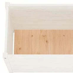 VidaXL Jardinière d'extérieur Blanc 100x50x70 cm Bois de pin massif 10 VidaXL Jardinière d'extérieur Blanc 100x50x70 cm Bois de pin massif -Pots & cache-pots Soldes 2022 image 5 810735