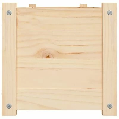 VidaXL Lit surélevé de jardin 150x31x31 cm Bois de sapin massif 5 VidaXL Lit surélevé de jardin 150x31x31 cm Bois de sapin massif – Image 5