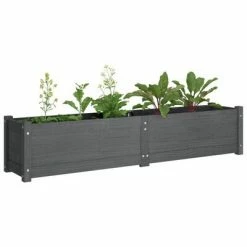 VidaXL Lits surélevés de jardin 2 pcs Gris 150x31x31 cm Bois de sapin 10 VidaXL Lits surélevés de jardin 2 pcs Gris 150x31x31 cm Bois de sapin -Pots & cache-pots Soldes 2022 image 5 810744