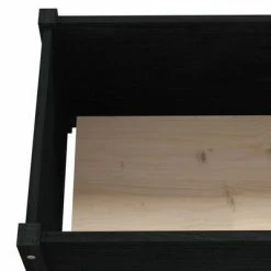 VidaXL Jardinière d'extérieur Noir 150x50x70 cm Bois de pin massif -Pots & cache-pots Soldes 2022 image 5 810758