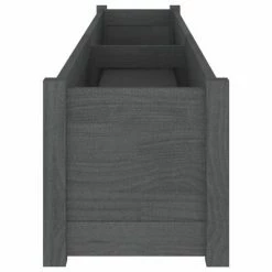 VidaXL Jardinière d'extérieur Gris 200x31x31 cm Bois de pin massif 10 VidaXL Jardinière d'extérieur Gris 200x31x31 cm Bois de pin massif -Pots & cache-pots Soldes 2022 image 5 810763
