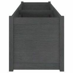 VidaXL Jardinière Gris 200x50x50 cm Bois de pin solide -Pots & cache-pots Soldes 2022 image 5 810771