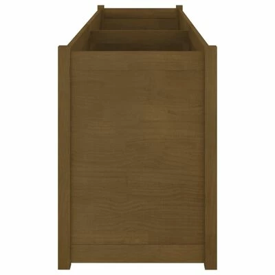 VidaXL Jardinière d'extérieur Marron miel 200x50x70 cm Pin massif 5 VidaXL Jardinière d'extérieur Marron miel 200x50x70 cm Pin massif – Image 5