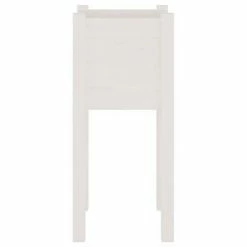 VidaXL Jardinières d'extérieur 2 pcs Blanc 31x31x70 cm Bois de pin -Pots & cache-pots Soldes 2022 image 5 810782