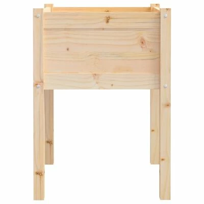 VidaXL Jardinières d'extérieur 2 pcs 50x50x70 cm Bois de pin massif 5 VidaXL Jardinières d'extérieur 2 pcs 50x50x70 cm Bois de pin massif – Image 5