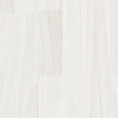 VidaXL Jardinière d'extérieur Blanc 70x70x70 cm Bois de pin massif 5 VidaXL Jardinière d'extérieur Blanc 70x70x70 cm Bois de pin massif – Image 5