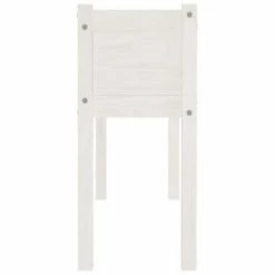 VidaXL Jardinière d'extérieur Blanc 110x31x70 cm Bois de pin massif -Pots & cache-pots Soldes 2022 image 5 810831