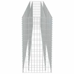 VidaXL Lit surélevé à gabion Acier galvanisé 450x50x100 cm -Pots & cache-pots Soldes 2022 image 6 143564