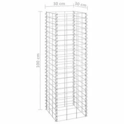 VidaXL Lits surélevés en gabion 3 pcs 30x30x100 cm Fer 11 VidaXL Lits surélevés en gabion 3 pcs 30x30x100 cm Fer -Pots & cache-pots Soldes 2022 image 6 151249