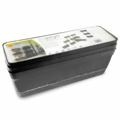 VidaXL Jardinières 3 pcs 100 cm Anthracite -Pots & cache-pots Soldes 2022 image 6 151822