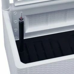 VidaXL Lit surélevé de jardin et treillis et système d'arrosage Blanc -Pots & cache-pots Soldes 2022 image 6 313967