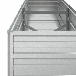 VidaXL Lit surélevé de jardin 160x40x45 cm Acier galvanisé Argenté -Pots & cache-pots Soldes 2022 image 6 316895