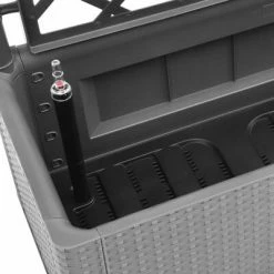 VidaXL Lit surélevé de jardin et treillis et système d'arrosage Gris -Pots & cache-pots Soldes 2022 image 6 317578