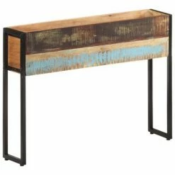 VidaXL Jardinière 90x20x68 cm Bois de récupération massif -Pots & cache-pots Soldes 2022 image 6 321940