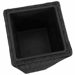 VidaXL Lits surélevés de jardin 3 pcs Résine tressée Noir -Pots & cache-pots Soldes 2022 image 6 40534