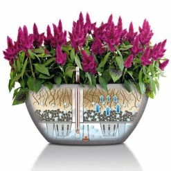 LECHUZA Jardinière CUBETO Color 40 ALL-IN-ONE Gris pierre 13840 -Pots & cache-pots Soldes 2022 image 6 421448