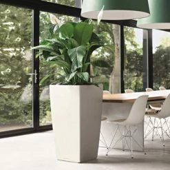 LECHUZA Jardinière Cubico 30 ALL-IN-ONE Blanc haute brillance 18181 -Pots & cache-pots Soldes 2022 image 6 421487