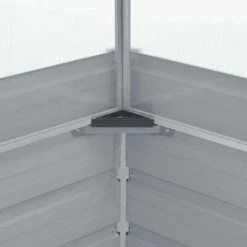 VidaXL Serre 100 x 100 x 85 cm Grise Acier galvanisé 11 VidaXL Serre 100 x 100 x 85 cm Grise Acier galvanisé -Pots & cache-pots Soldes 2022 image 6 42406