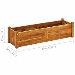VidaXL Lit surélevé de jardin Bois d'acacia 100x30x25 cm 11 VidaXL Lit surélevé de jardin Bois d'acacia 100x30x25 cm -Pots & cache-pots Soldes 2022 image 6 42566