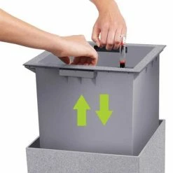 LECHUZA Jardinière CANTO Stone 30 Low ALL-IN-ONE Noir graphite 11 LECHUZA Jardinière CANTO Stone 30 Low ALL-IN-ONE Noir graphite -Pots & cache-pots Soldes 2022 image 6 442073