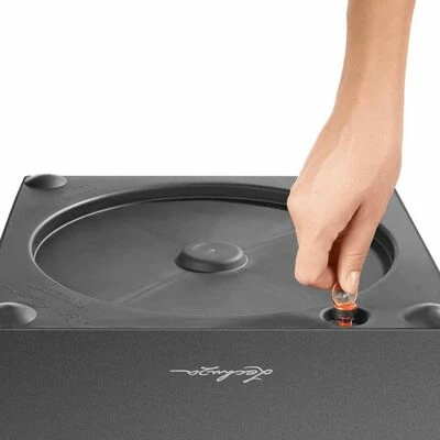 LECHUZA Jardinière CUBE 30 ALL-IN-ONE Charbon métallique 6 LECHUZA Jardinière CUBE 30 ALL-IN-ONE Charbon métallique – Image 6