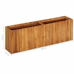 VidaXL Lit surélevé de jardin 150x30x50 cm Bois massif d'acacia -Pots & cache-pots Soldes 2022 image 6 45925