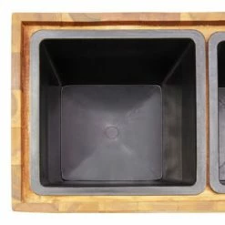 VidaXL Lit surélevé de jardin avec 3 pots Bois massif d'acacia 11 VidaXL Lit surélevé de jardin avec 3 pots Bois massif d'acacia -Pots & cache-pots Soldes 2022 image 6 46572