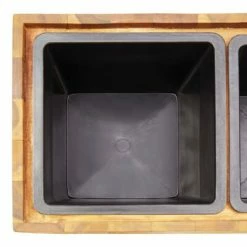 VidaXL Lit surélevé de jardin avec 3 pots Bois massif d'acacia 11 VidaXL Lit surélevé de jardin avec 3 pots Bois massif d'acacia -Pots & cache-pots Soldes 2022 image 6 46573