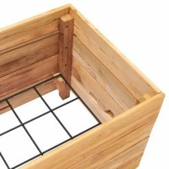 VidaXL Lit surélevé 50x40x38 cm Bois de teck recyclé et acier -Pots & cache-pots Soldes 2022 image 6 47421
