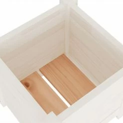 VidaXL Jardinière d'extérieur Blanc 31x31x31 cm Bois de pin massif -Pots & cache-pots Soldes 2022 image 6 810524