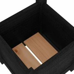 VidaXL Jardinière d'extérieur Noir 31x31x31 cm Bois de pin massif -Pots & cache-pots Soldes 2022 image 6 810530